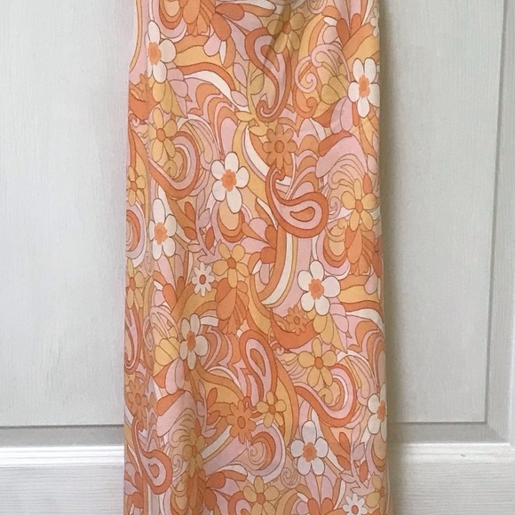 Hollister Maxi Paisley Dress Size M - Picture 3 of 7